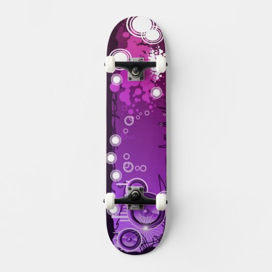 Grunge Style Music Banner 3 Skateboard (Voorkant)