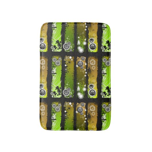 Grunge Style Music Banner Badmat (Voorkant Verticaal)