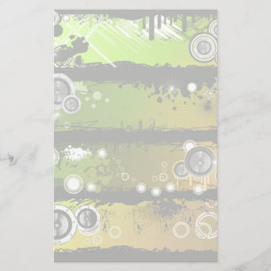 Grunge Style Music Banner Briefpapier