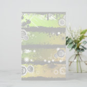 Grunge Style Music Banner Briefpapier (Staand voorkant)