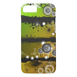 Grunge Style Music Banner Case-Mate iPhone Case