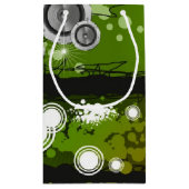 Grunge Style Music Banner Klein Cadeauzakje (Achterkant)