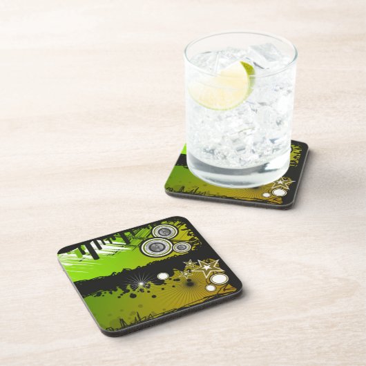 Grunge Style Music Banner Onderzetter (Rechterzijde)