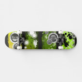 Grunge Style Music Banner Skateboard (Horizontaal)