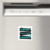 Grunge - Support Tourette Syndrome Awareness Magneet (Insitu (Vaatwasser))
