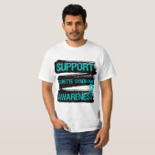 Grunge - Support Tourette Syndrome Awareness T-shirt (Voorkant volledig)