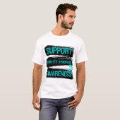 Grunge - Support Tourette Syndrome Awareness T-shirt (Voorkant volledig)