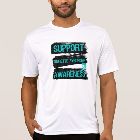 Grunge - Support Tourette Syndrome Awareness T-shirt (Voorkant)