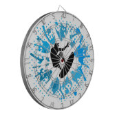 Grunge surfer dartbord (Voorkant Links)