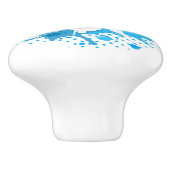 Grunge surfer keramische knop (Zijkant)