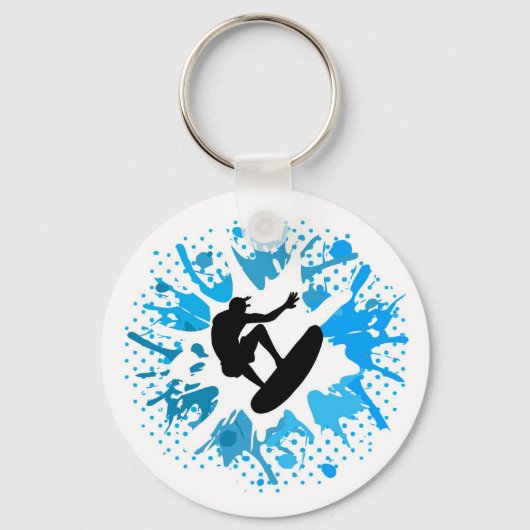 Grunge surfer sleutelhanger (Voorkant)