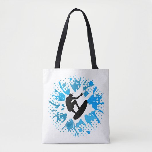 Grunge surfer tote bag (Voorkant)