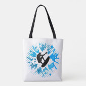 Grunge surfer tote bag (Achterkant)