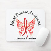 Grunge Tattoo Butterfly 6.1 Hartziekte Muismat (Met muis)