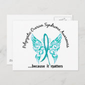 Grunge Tattoo Butterfly 6.1 PCOS Briefkaart (Voorkant / Achterkant)