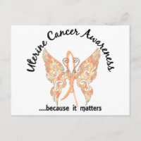 Grunge Tattoo Butterfly 6.1 Uterine Cancer