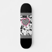 Grunge Tattoo Heart Skateboard (Voorkant)