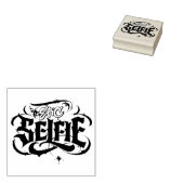 Grunge Tattoo met wielrenner Selfie Rubberstempel (Gestempeld)