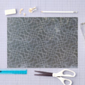 Grunge Texture Decorative Weathered Silver Grey Tissuepapier (Craft)