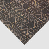 Grunge Texture Geometry Decorative Weathered Brown Tissuepapier (Detail)