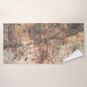 Grunge texture grunge textuurwand badhanddoek (Badhanddoek)