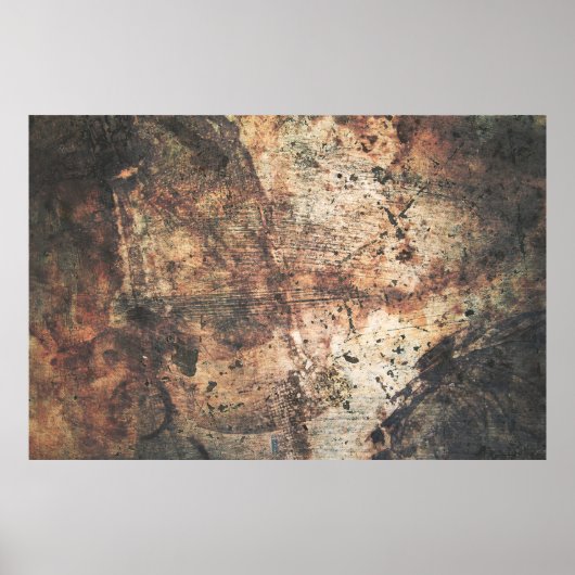 Grunge texture grunge textuurwand poster (Voorkant)
