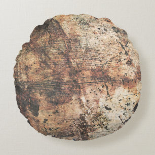 Grunge texture grunge textuurwand rond kussen