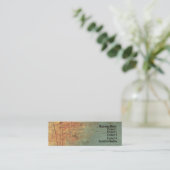 Grunge Textured ARt Skinny Website Visitekaartje (Staand voorkant)