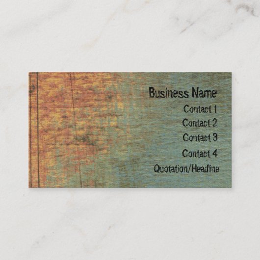 Grunge Textured ARt Website Visitekaartje (Voorkant)