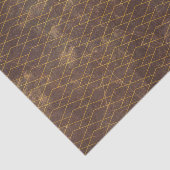 Grunge Textured Patroon Abstract Geometrisch Deco Tissuepapier (Detail)