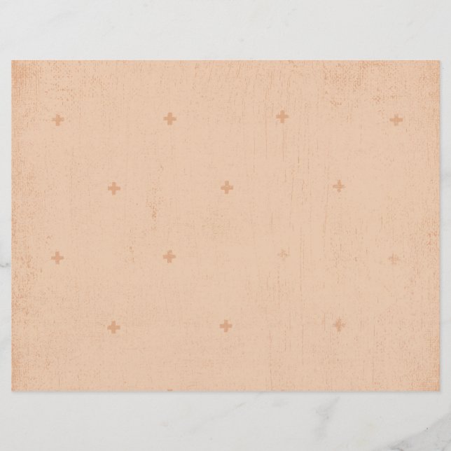 Grunge textuur beige achtergrond Junk Journal Pape (Voorkant)