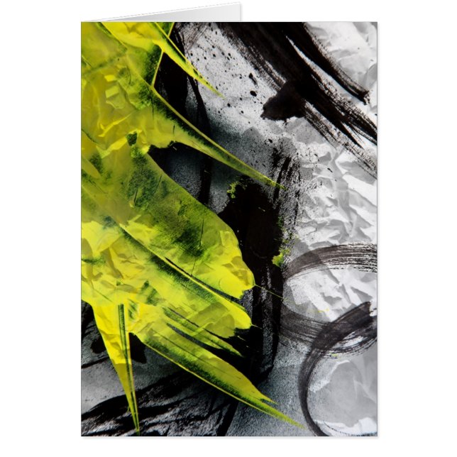 Grunge textuur expressieve penseelstreken (Voorkant)