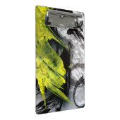 Grunge textuur expressieve penseelstreken mini klembord (Schuin)