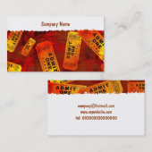 Grunge Tickets (Voorkant / Achterkant)