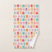 Grunge Tooth Pattern Bad Handdoek (Handdoek)
