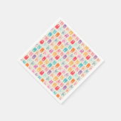 Grunge Tooth Pattern Servet (Hoek)