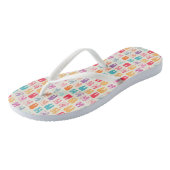 Grunge Tooth Pattern Teenslippers (Schuin)