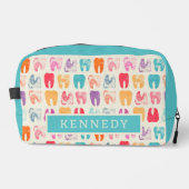 Grunge Tooth Pattern Toilettasje (Voorkant)