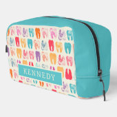 Grunge Tooth Pattern Toilettasje (Rechterhoek)