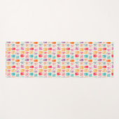 Grunge Tooth Pattern Yogamat (Voorkant (horizontaal))