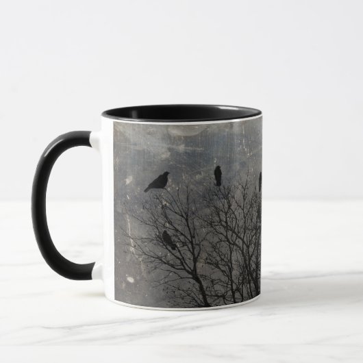 Grunge Tree Crows Mok (Links)