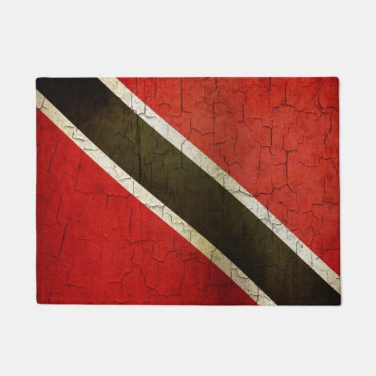Grunge Trinidad en Tobago Deurmat (Voorkant)