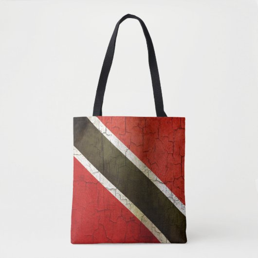 Grunge Trinidad en Tobago Tote Bag (Voorkant)