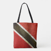 Grunge Trinidad en Tobago Tote Bag (Achterkant)