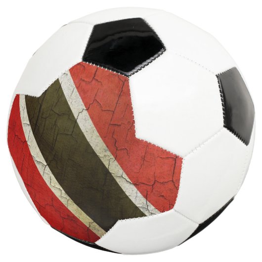 Grunge Trinidad en Tobago Voetbal (Drie kwart)