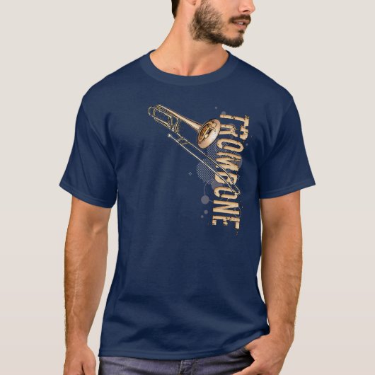 Grunge Trombone T-shirt (Voorkant)