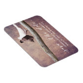  Grunge Trouwduiven Vogels Save the Date Magneet (Rechterzijde)