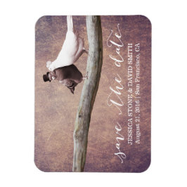  Grunge Trouwduiven Vogels Save the Date Magneet