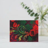 grunge tulip briefkaart (Staand voorkant)
