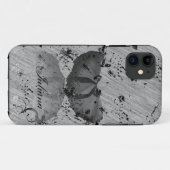 Grunge Tutu op Gray iPhone 5 Hoesje (Achterkant (horizontaal))
